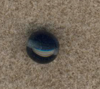2228336 Glasschmuckperle 8mm graublau
