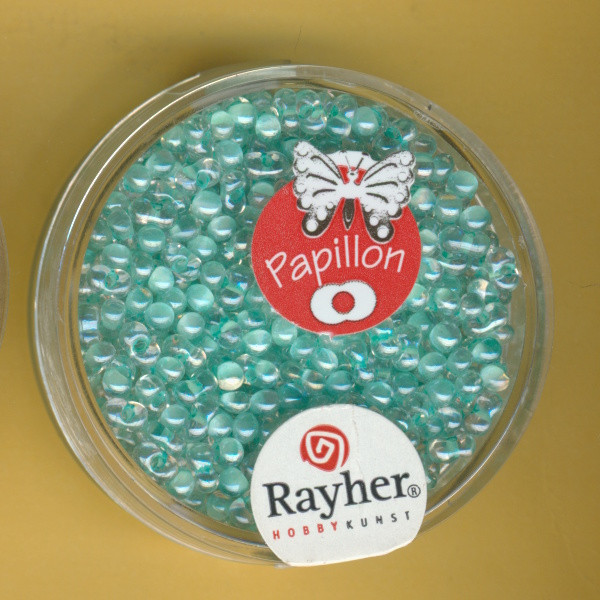 14142408 Papillon Rocailles 2x4mm mintgrün 18g
