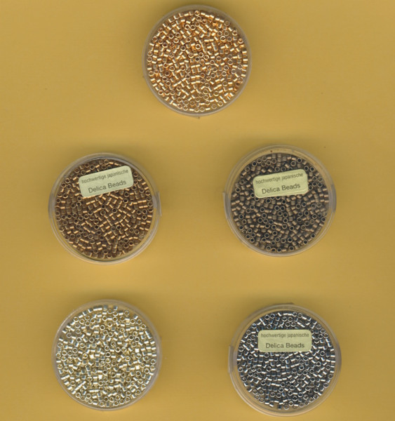 Miyuki Delica Beads 10/0 2,2mm metallic