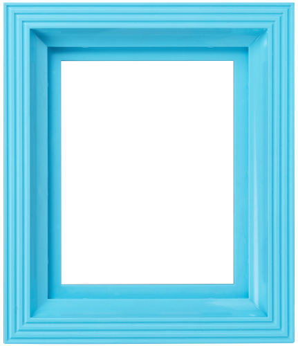Rahmen babyblau