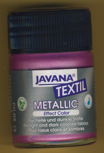 92436 Javana Stoffmalfarbe Metallic rosee 50ml