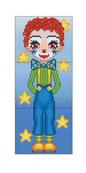 803003 Pixelhobby Klassik Set Clown Pjotr