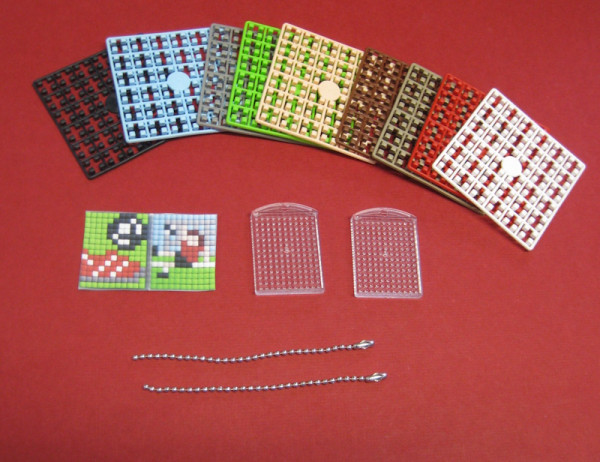 77732 Pixelhobby Medaillon Set Fussball 2