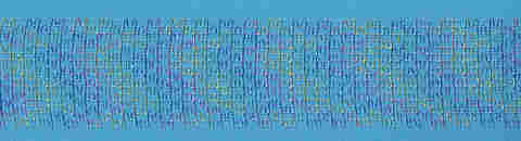 Netzband multicol. glitter