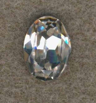 Swarovski Glasstein oval 18x13mm kristall