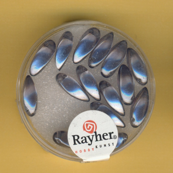14462572 Crystal Renaissance Perlen Tropfen 6x12mm anthrazit