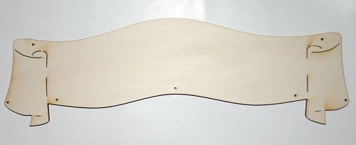 Holz-Deko Banner 30cm