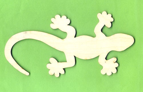 Holz-Deko Salamander 20cm