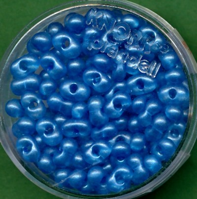 3119237 Farfalle Perlen 6,5x3,2mm blau 13g