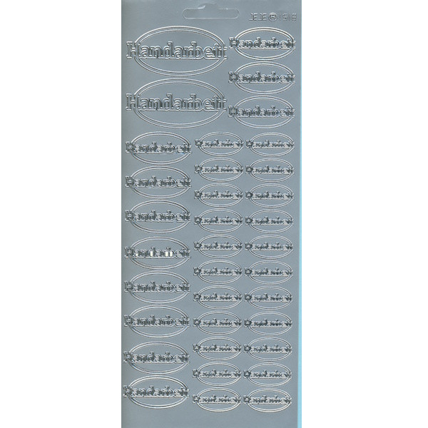 1518s Sticker Handarbeit silber