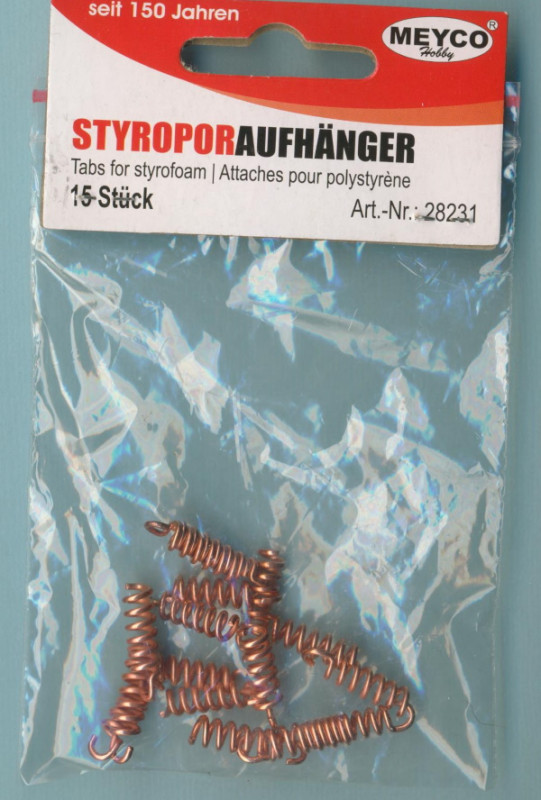 28231 Styroporaufhänger 15 Stück