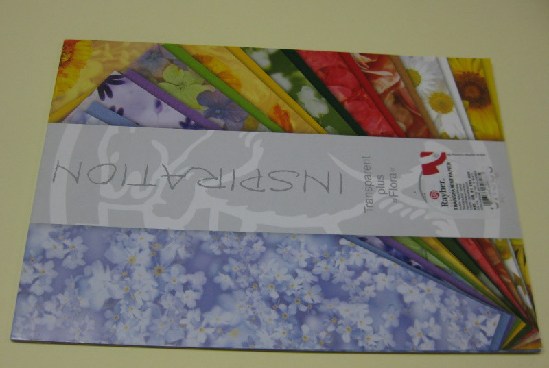81293000 Rayher Transparentpapier Block Blumen Flora