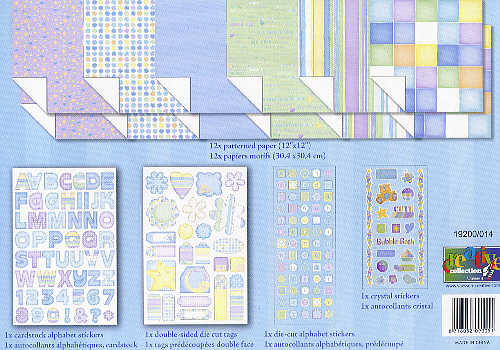 19200014 Scrapbook Set Baby Boy