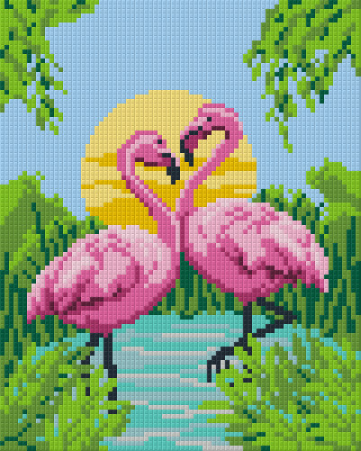 804109 Pixelhobby Klassik Set Flamingos