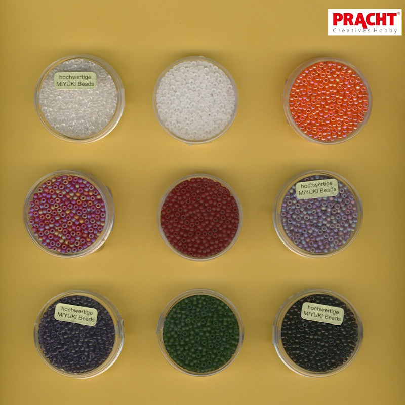 Pracht Miyuki Rocailles 9/0 2,5mm transparent