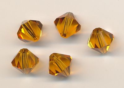 Swarovski Glasschliffperlen 8mm topas