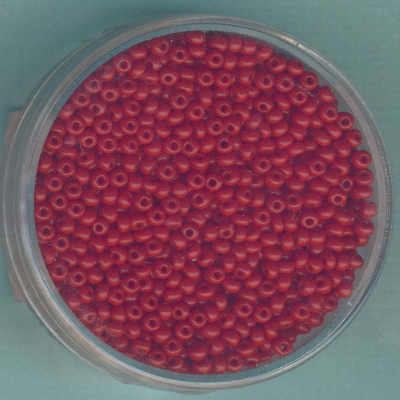 9251-114 Rocailles 2mm dunkelcorall satt 17g