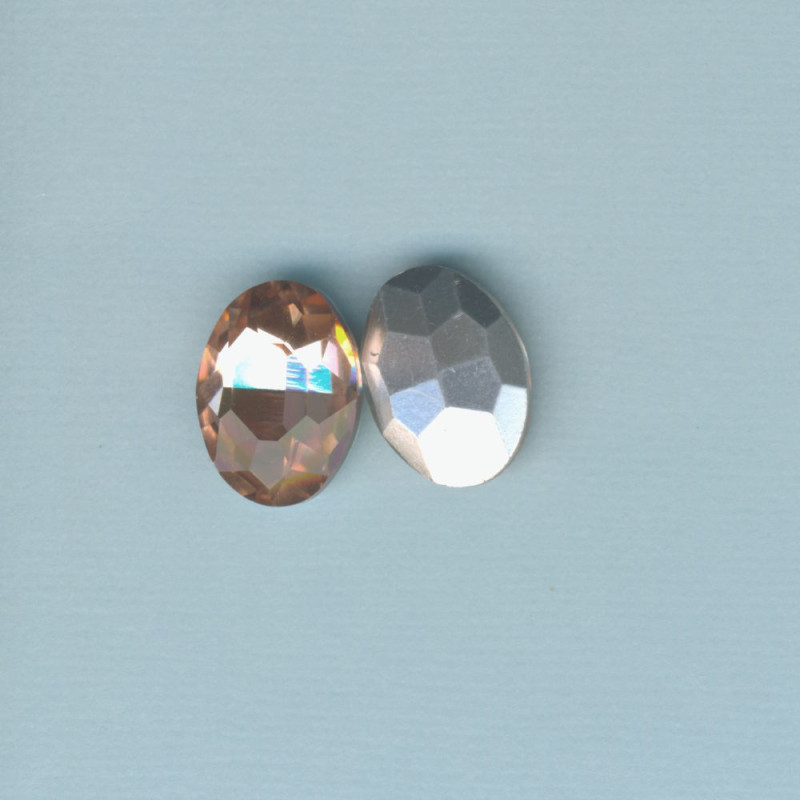 t0801308 Rivoli Glasstein 13x18mm rosegold