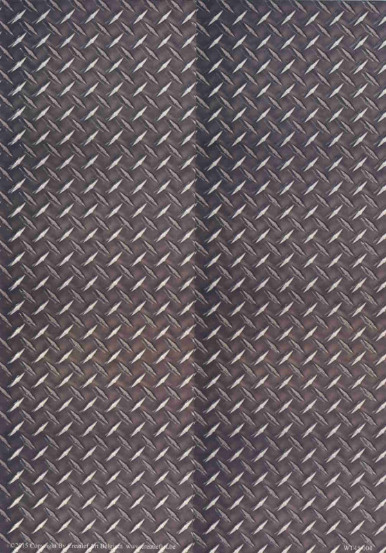 84953 Kartenkarton A4 Stahl Metallic Look