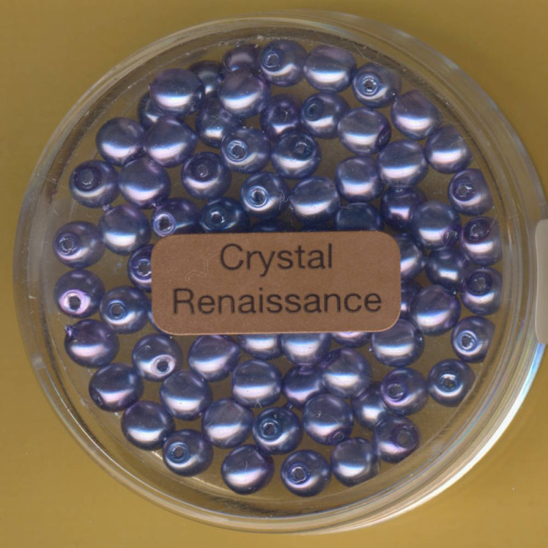 0780-04884 Crystal Renaissance Perlen 4mm violett 75 Stück in Dose