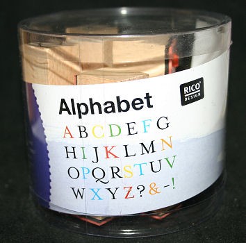 Stempelset Alphabet