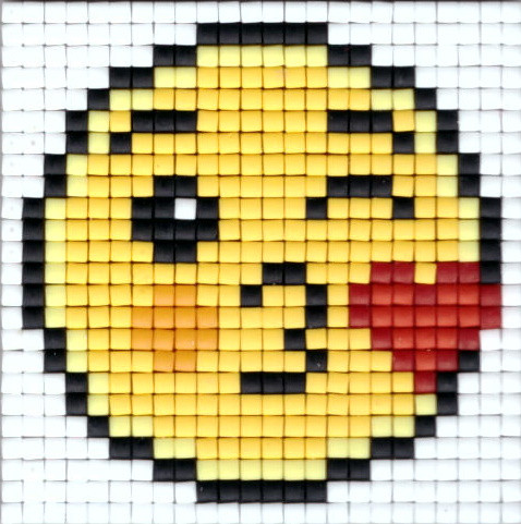 px77698 Pixelhobby Set kleine Basisplatte Emoji