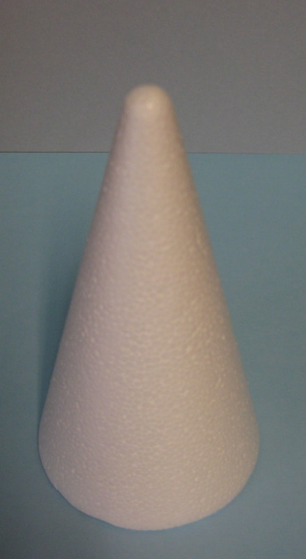 42927 Styroporkegel 7x12cm