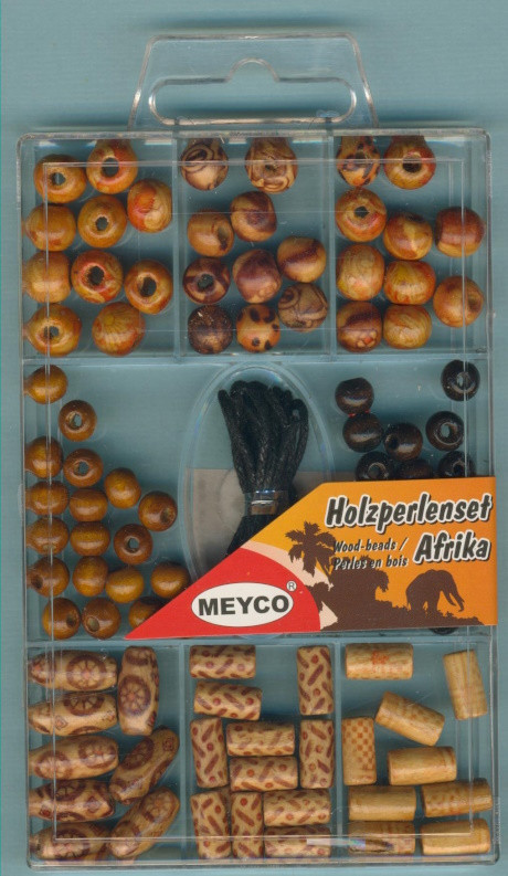 13250 Holzperlenset Afrika 17g