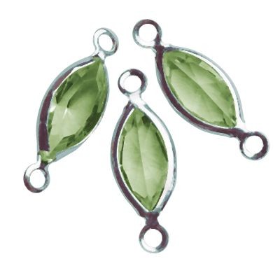 14297432 Swarovski Accessoires oval 17mm jade 7 Stück