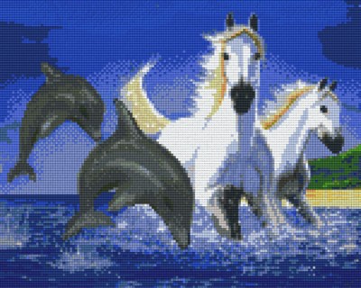 809150_Pixelset-Delfine-und-Pferde
