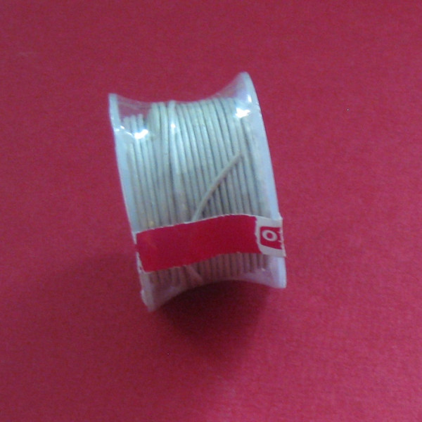 2003991 Lederriemen 1mm silber 9m
