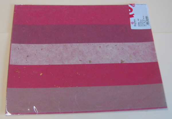 8136000 Rayher Papier-Set Naturpapier A3 rottöne