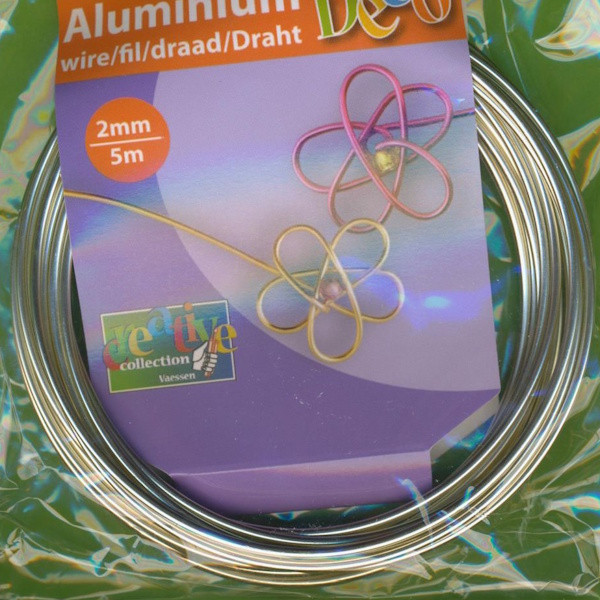 24240-019 Aludraht 2mm pearl 5m