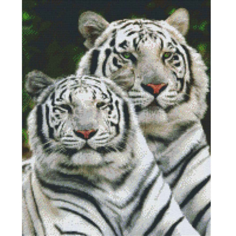 816111 Pixelhobby Klassik Set weiße Tiger