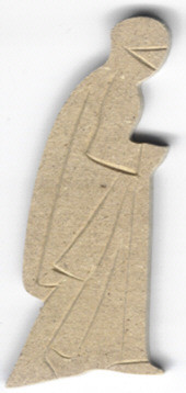 073600023 Holz Dekor Beduine 8,5x4,5cm