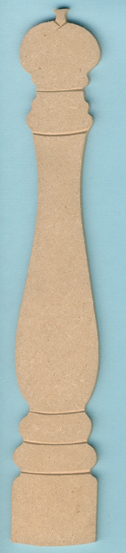 084800003 Holz Dekor Pfeffermühle 28x4,7cm