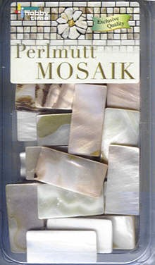 6241725 Perlmutt Mosaik 25x12mm 50g