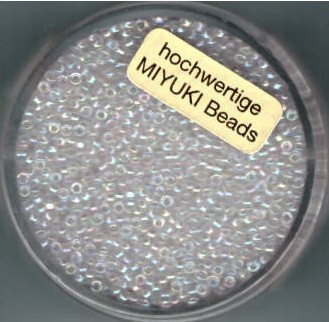 Miyuki Rocailles 1,5mm crystal AB
