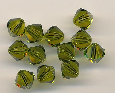 14281576 Swarovski Kristallschliffperlen 6mm erenite 12 Stück