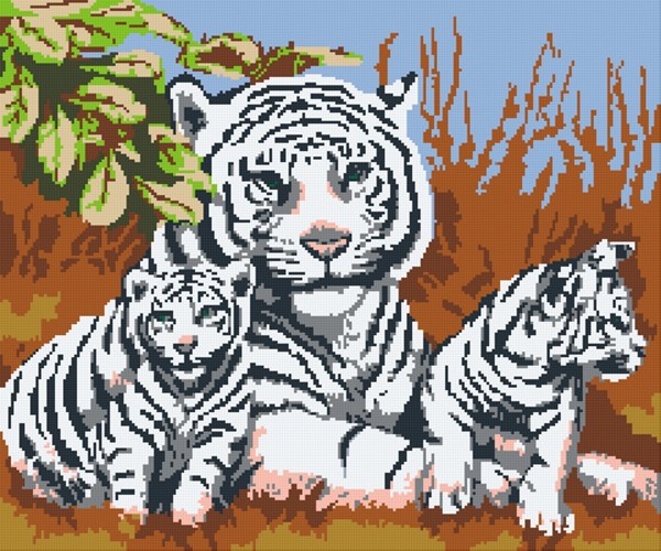 Set Drei Tiger