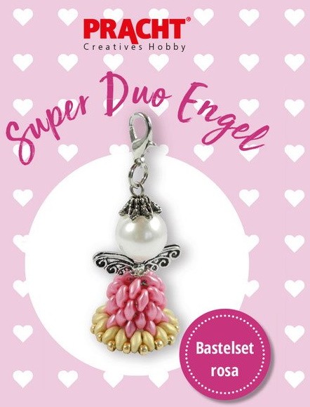 013704455 Bastelset Super Duo Engel rosa 4cm
