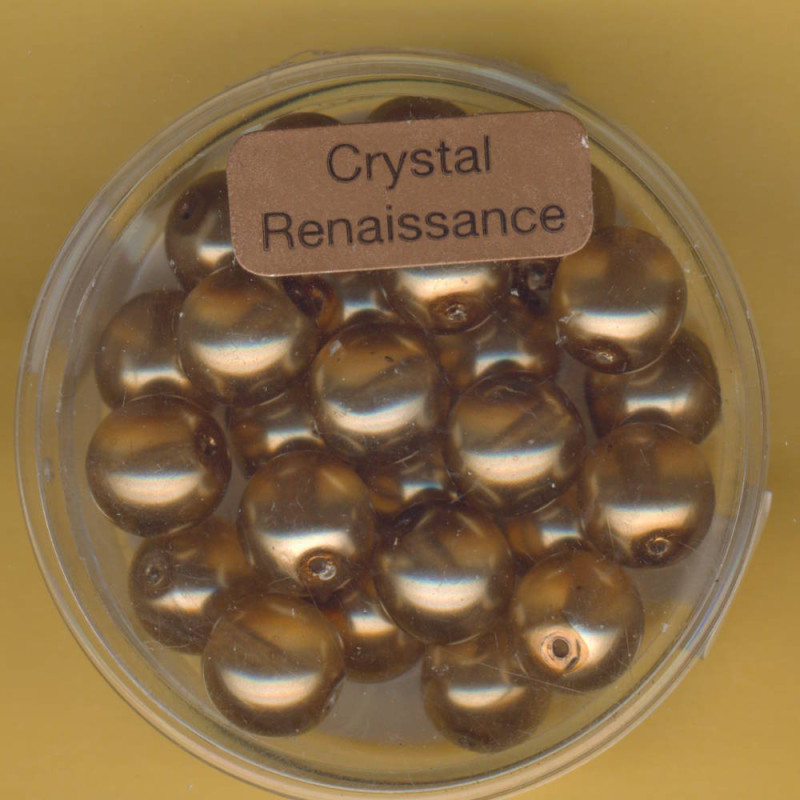 0780-08794 Crystal Renaissance Perlen 8mm braun 25 Stück