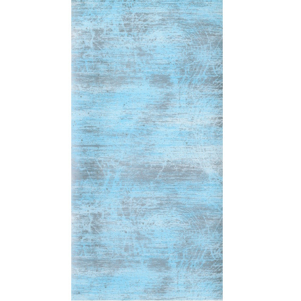 0953 Kerzen Wachsplatte gestreift hellblau silber 200x100mm
