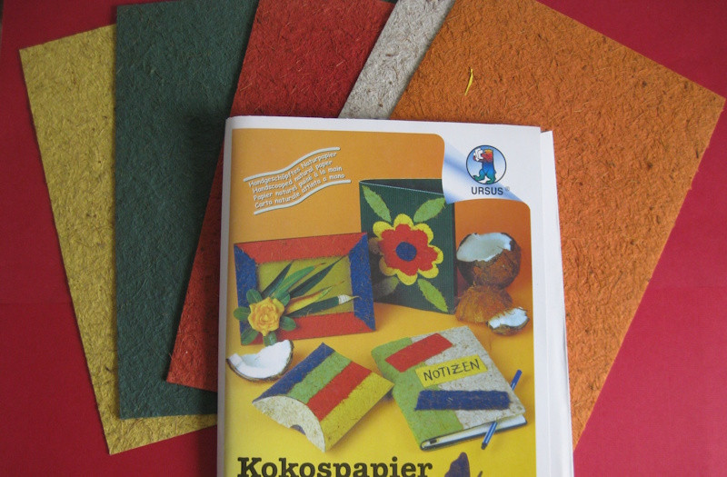 14200099 Kokospapier 23x33cm 5 Blatt