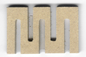 073600008 Holz Dekor Schlangenlinie 6,8x4,5cm