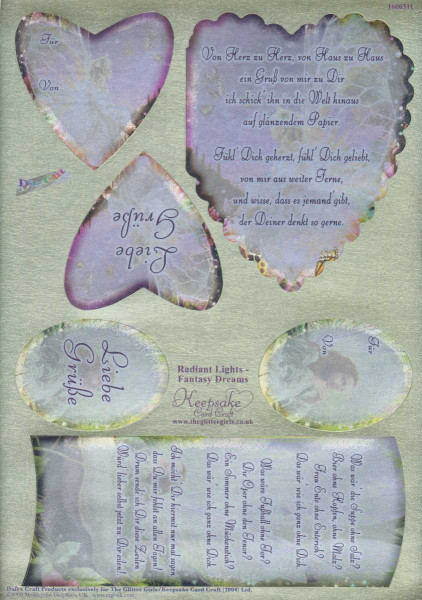 758210 Bookatrix Dufex Stanzbogen Love