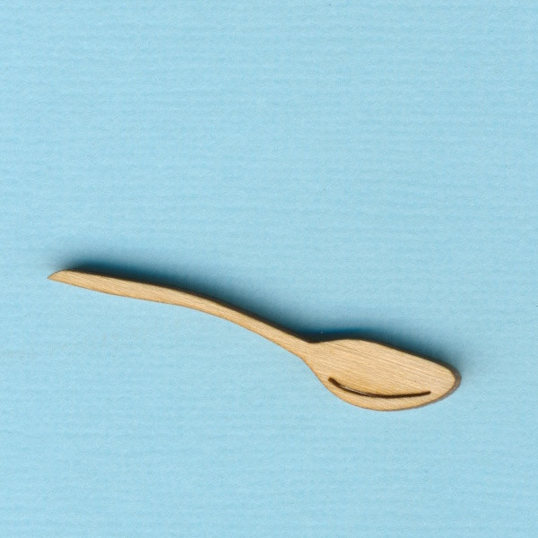 cah8104 Holz Deko Kaffeelöffel 4cm