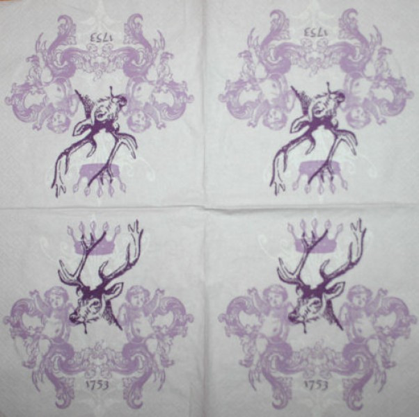 Serviette Jagdmotiv