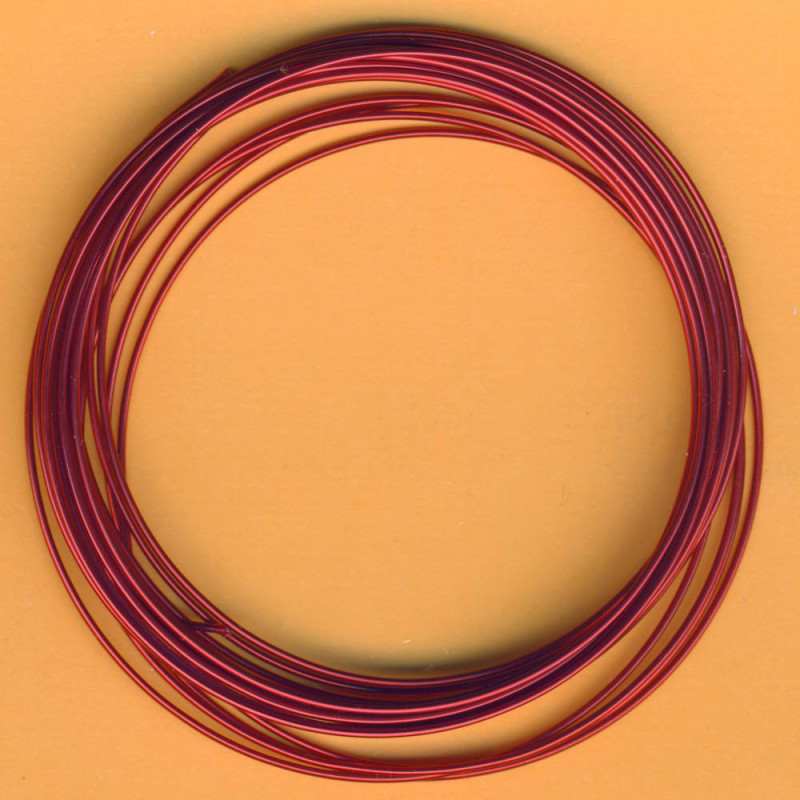 4402-0806 Modellierdraht 0,8mm rot 3m
