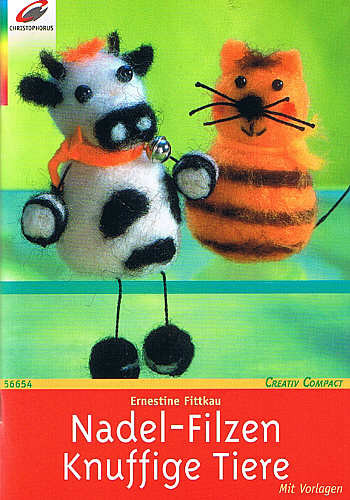 56654 Buch Nadel-Filzen Knuffige Tiere